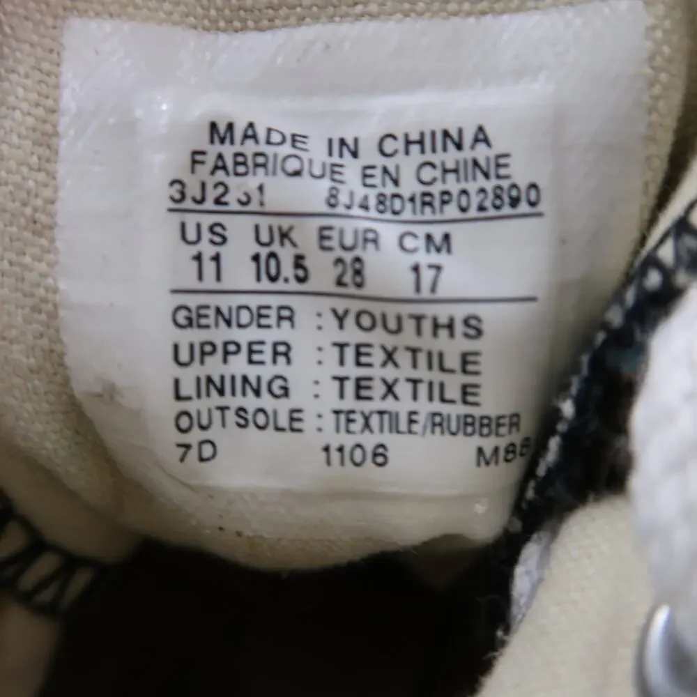 Converse Shoes Youth Toddler 11 Sneakers Chuck Taylor All Star High Top Trainers